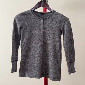 J.Crew black henley size XS (orig $68)